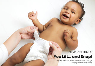 Clear+Dry® Natural Disposable Diaper Pants - Sunsetting