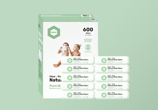Clear+Pure® Natural Baby Wipes