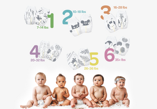 Clear+Dry® Natural Disposable Diapers