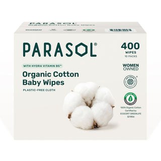 100% Organic Cotton Baby Wipes With Hydra Vitamin B5™ - Parasol Co
