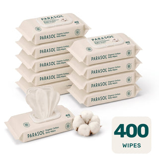 100% Organic Cotton Baby Wipes With Hydra Vitamin B5™ - Parasol Co
