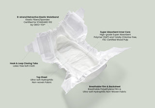 Clear+Dry™ Natural Disposable Diapers