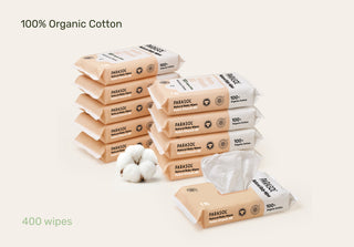 100% Organic Cotton Baby Wipes With Hydra Vitamin B5
