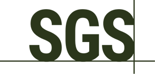 SGS logo in green on a white background
