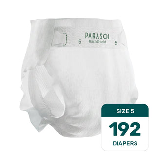 Pure White RashShield® Diapers - Parasol Co
