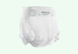 Pure White RashShield® Diapers - Parasol Co
