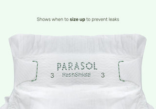 Pure White RashShield® Protection Diapers - Parasol Co